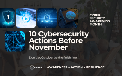 10 Cybersecurity Actions to Take Before November